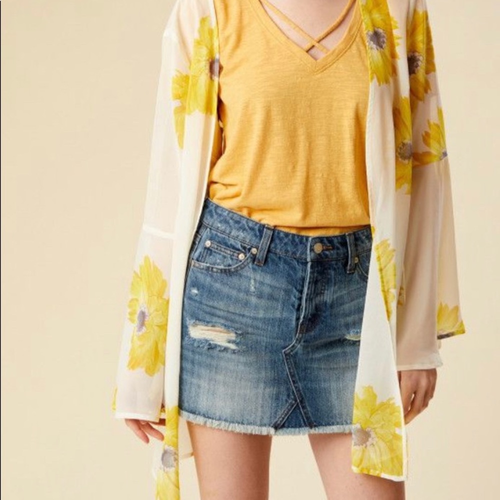 Sunflower kimono